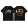 Zomer Mode Zwaargewicht Retro Heren Engelse Letters 100% Katoen Gedrukt Ronde Hals Hoogwaardige Casual Fitness Straat T-shirt