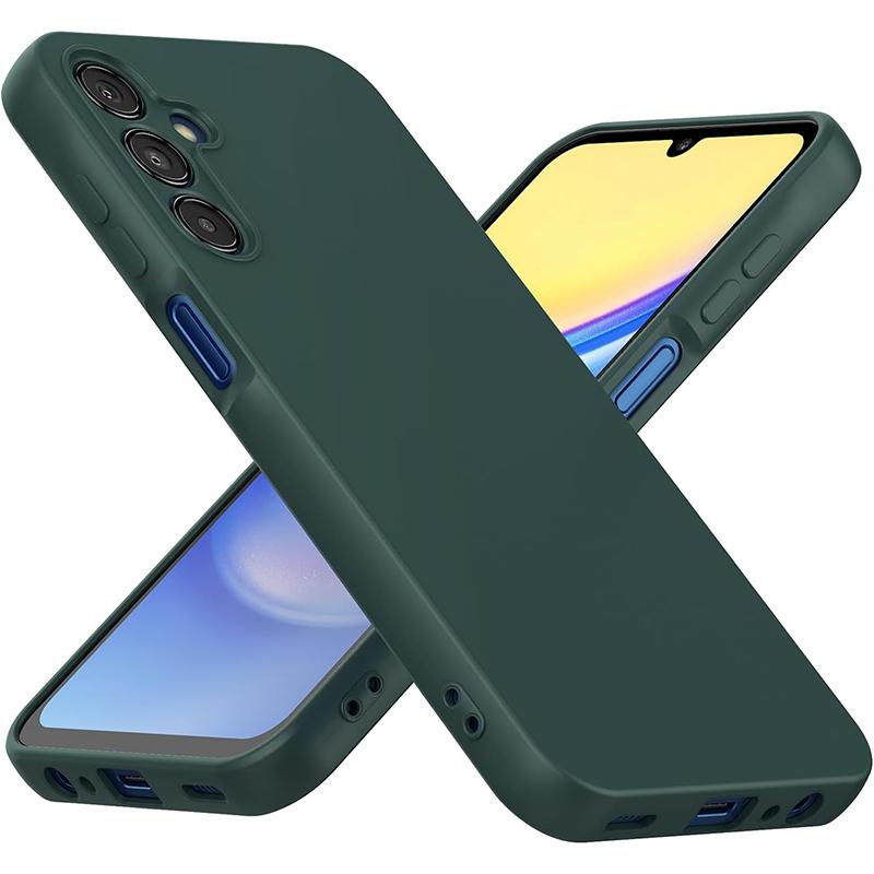 Θήκη υγρής σιλικόνης για Samsung Galaxy A15 4G A 15 A15 5G, θήκη υγρής σιλικόνης, παγκόσμια έκδοση, προστατευτική θήκη πλήρους σώματος, σιλικόνης