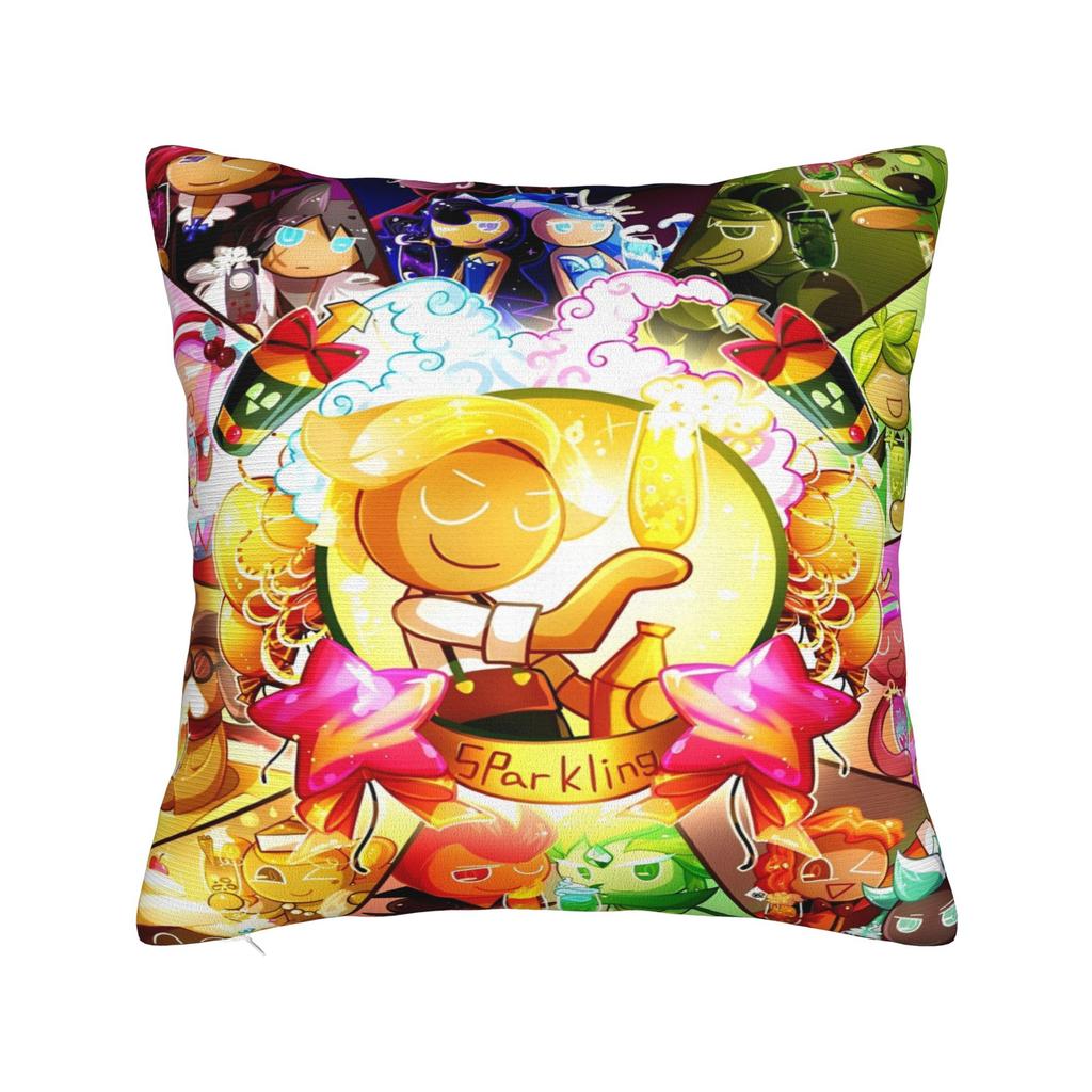 Cookie Run Kingdom Printed Pillowcase Cushion Cover anime cartoon Pillow Covers New Style Home Decorations Zippered Multi Size