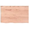 VidaXL Dessus de table marron clair 80x50x2 cm bois chêne traité 3156356