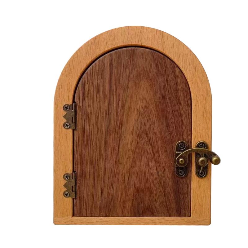 

1Pc Switch Panel Indoor Wall Stickers Cute Decorative Frame Creative Solid Wooden Anti-electric Protection Cover