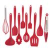 10Pcs/set High Temperature Resistant Silicone Cookware Sets Non-stick Shovel Ladle Kitchen Utensils