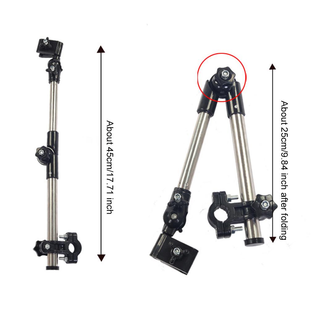 Innovative Umbrella Holder For Strollers - Baby Safe And Dry Adjustable Height Wheelchair Fully Functional Connector