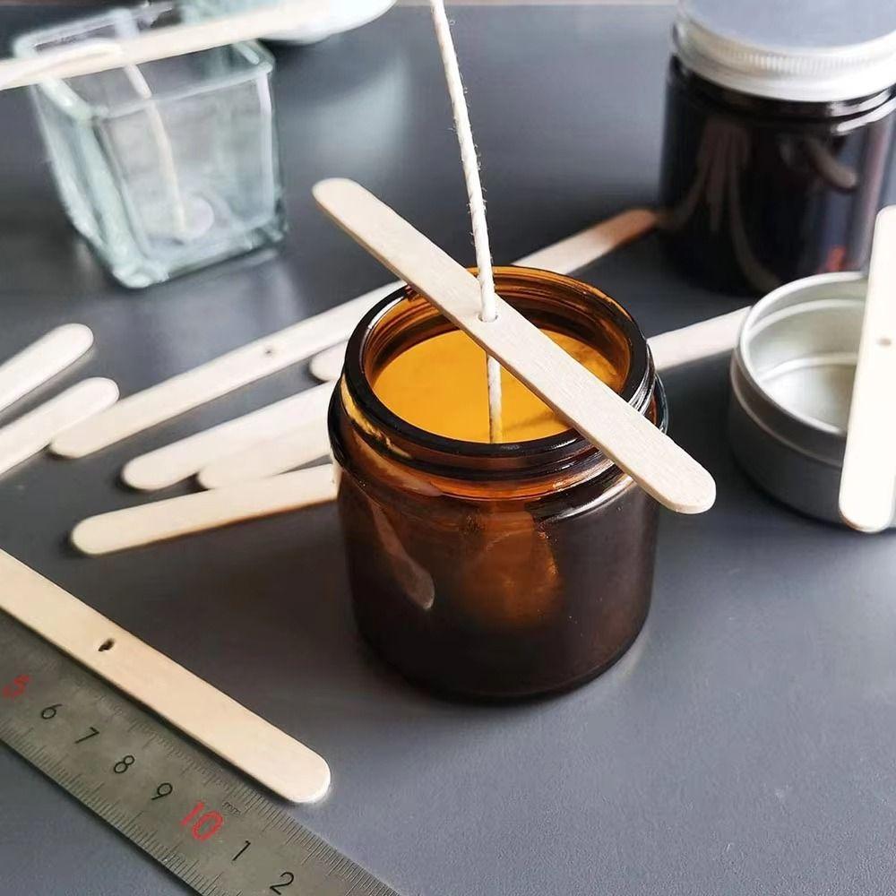 165Pcs Wick Holders Candle Wicks Set Pre Waxed Soy Oil Wax Core Waxed Cotton Wicks Soy Wax