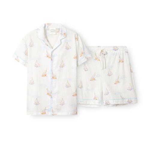 

[ORCITE] Unisex Trieste Short Sleeve Top & Bottom Set F075 [Shipped from Korea] 100% Authentic XXL