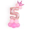32 Inch 0-9 Number Foil Balloons Set Wedding Anniversary Balloon Baby Shower Birthday Balloons Party Supplies