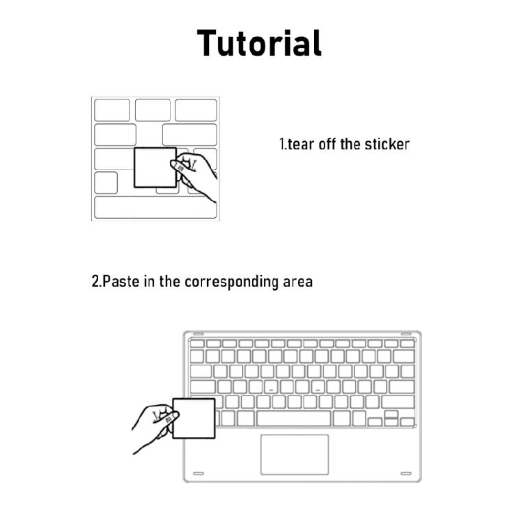 English Keyboard Stickers for Laptop / Desktop PC, English Keyboard Stickers