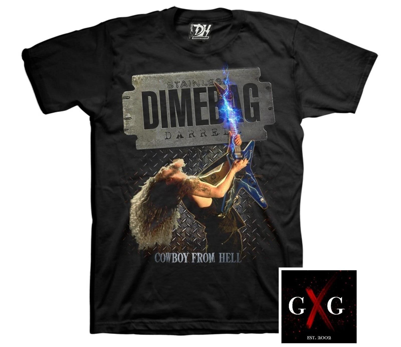 PANTERA cd lgo DIMEBAG DARRELL STAINLESS Official SHIRT LRG New cowboys vulgar 3XL
