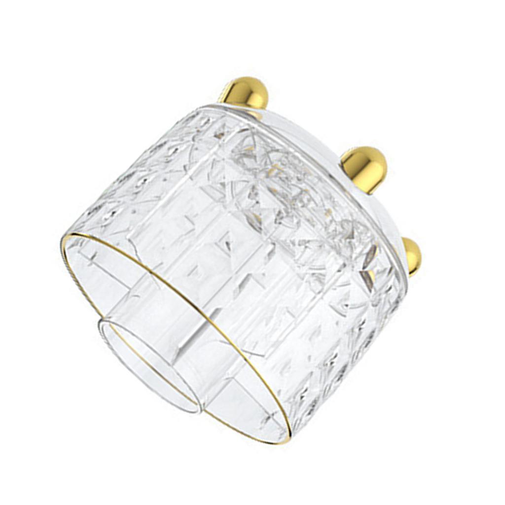 Stifthalter 360 Grad drehbar Multifunktional Make-up Pinsel Kosmetik Drehbarer Aufbewahrungsorganizer für Schreibtisch Transparent