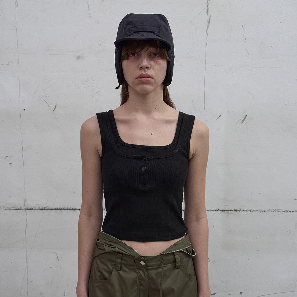 Двухслойный топ-майка Lcdc Tm (черный) Black/Ss
