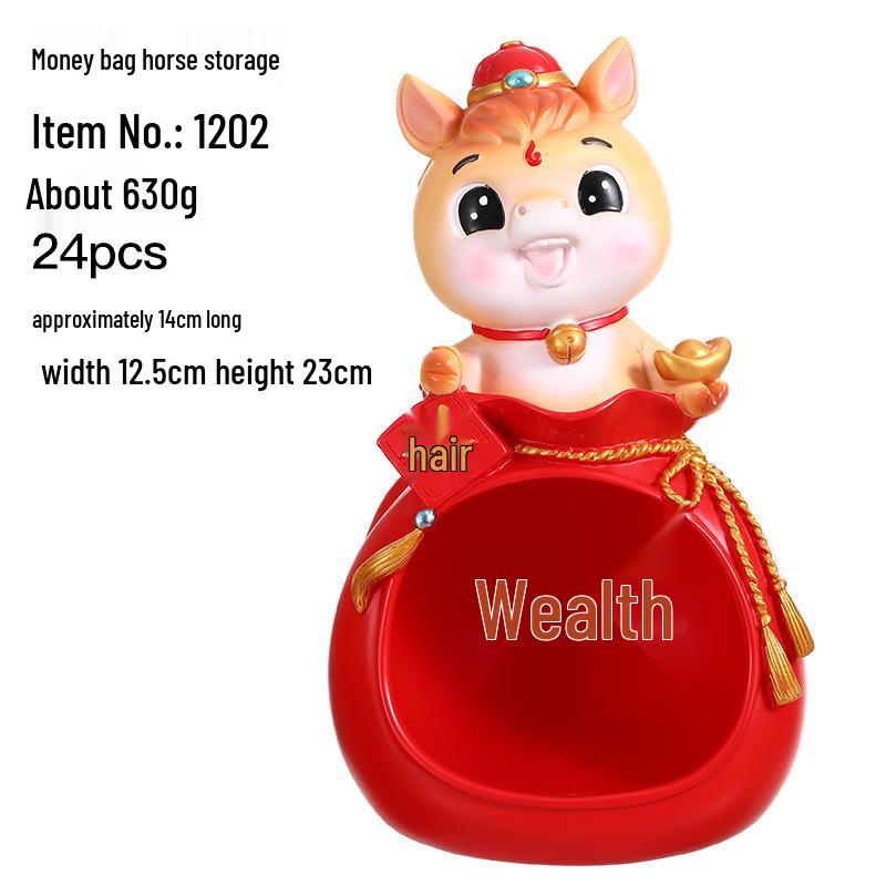 

Creative Horse Key and Candy Storage Decor: Living Room Ornament & Housewarming Gift