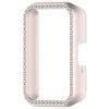 PC Diamond Inlaid Case Screen Protector Case Dustproof Smartwatch Protective Shell Anti-Scratch for Samsung Galaxy Fit 3