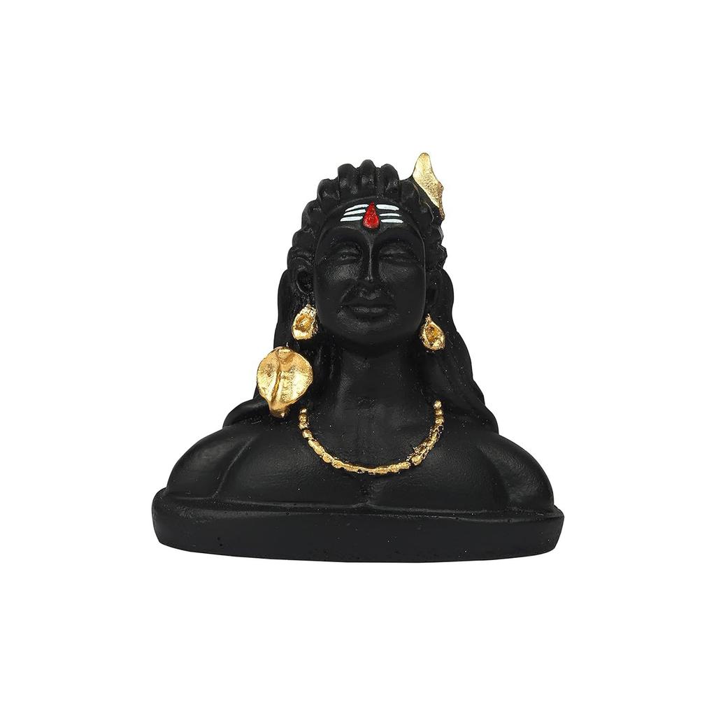 Adiyogi Shiva Lord Statue | Mahadev Murti for Car Dashboard  Meditation Area, Pooja Room, Home Decor, Temple, Gifting, Home and Office | Samll Size
