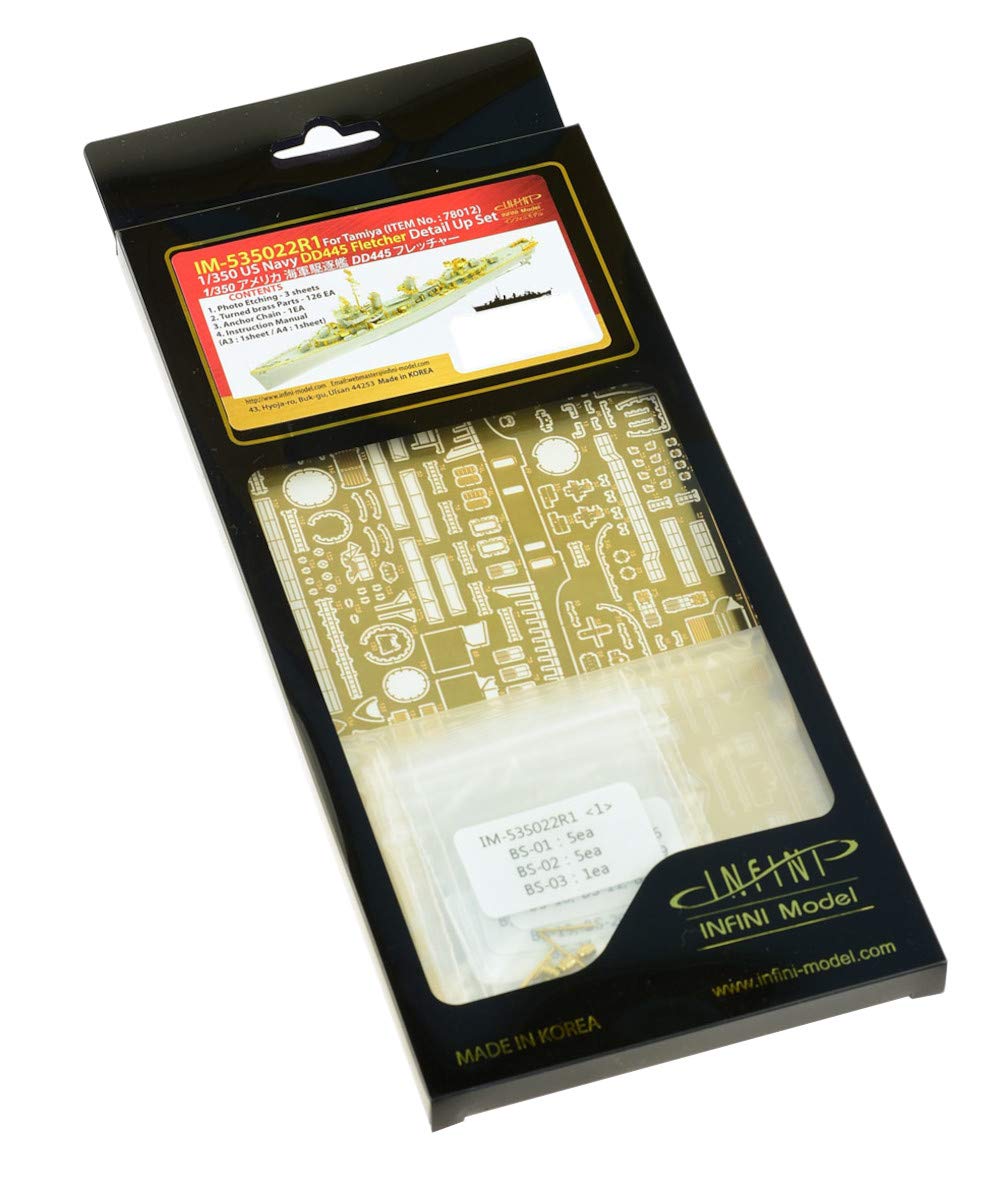 

Infinimodel IM Series US Navy Destroyer Fletcher T Plastic Model Kit Parts IM53522 1/350 DD-445 (for Company)