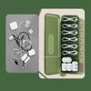 Cable Storage Box with Lid Cable Cord Organizers Box 7 Compartments Cable Management Box for Phone Charger Cable Cord