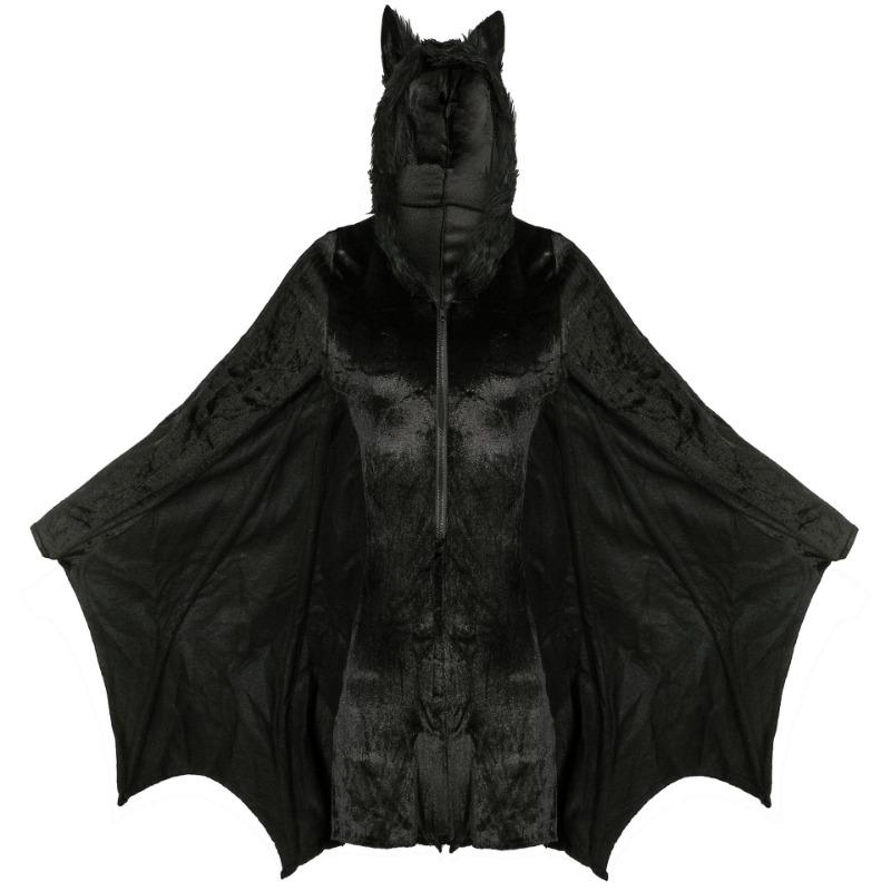 Plus Size Halloween Costume Adult Siamese Vampire Witch Diablo Bat Uniform