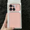 Premium Executive Leather Case for Xiaomi 15T Pro 15 Large Window Lens Protector Cover