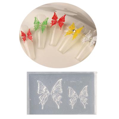 2024 Dragon Nail Carving Molds DIY Nail Art Silicone Mould 3D Butterfly Resin Carving Mold Jewelry Making Nail Art Decor