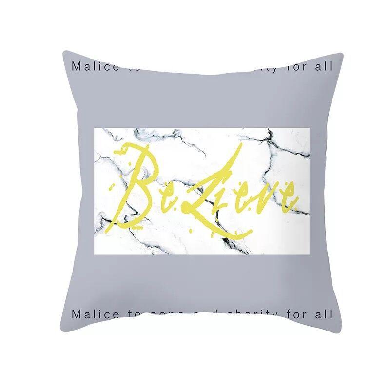 

Скандинавская желтая геометрическая наволочка для дома, дивана, подушки 45X45 without pillow core