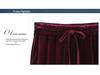 Women's High-Waist Velvet Wide-Leg Pants: Plus-Size, Loose, Thick Slim-Fit, Perfect for Autumn & Winter Casual Wear.