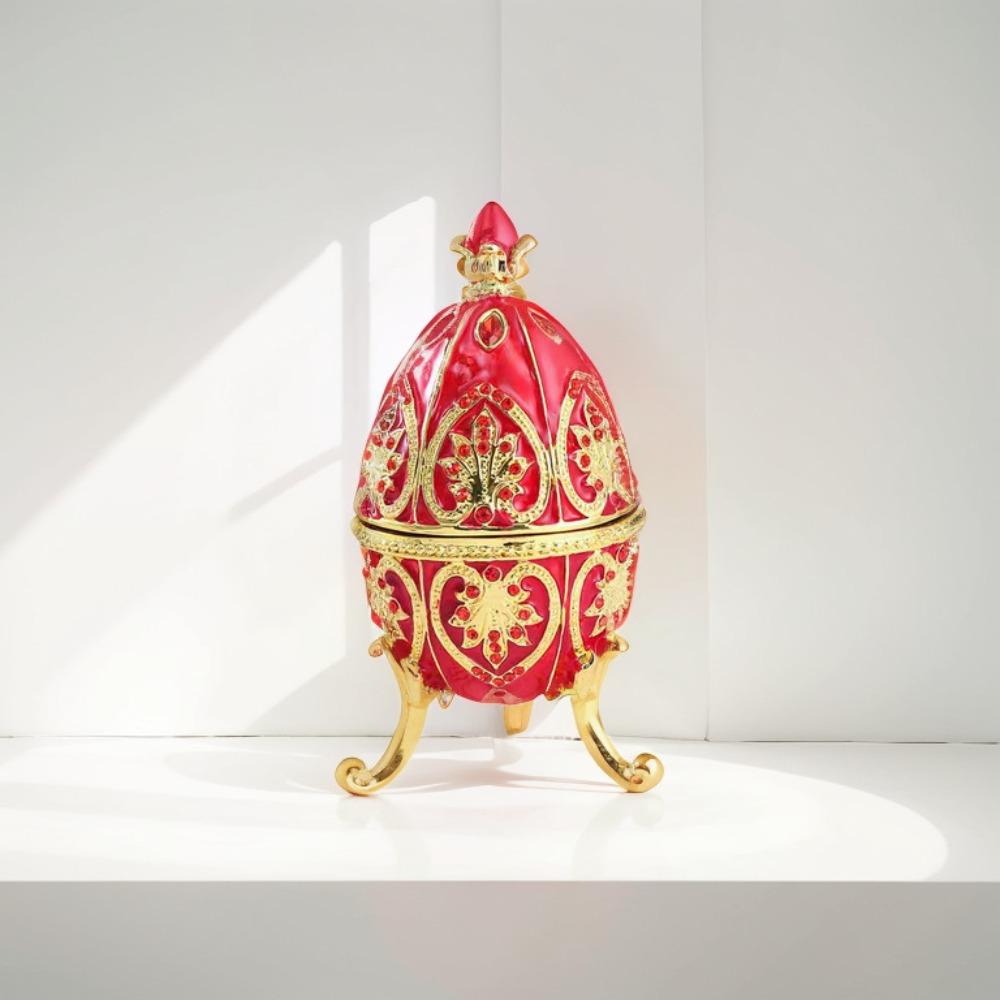 European Style Easter Egg Ornament Zinc Zinc Zinc Alloy Jewelry Organizer Earring