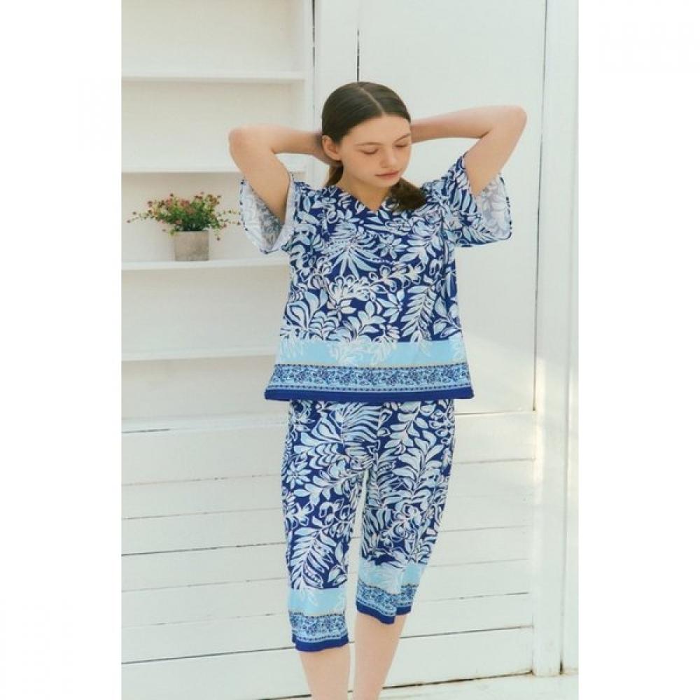 

Venus Navy Border Print Dress Vevs106l 100