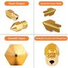 24pcs MK8 Ender 3 Nozzles 3D Printer Brass Nozzles Extruder for Ender 3 CR-10 0.2/0.3/0.4/0.5/0.6/0.8/1.0mm Printer Nozzle