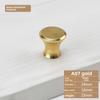 Simple Knurled Cabinet Drawer Knob Round Gold Door Handle Portable Single Hole Design Furniture Accessories for Home