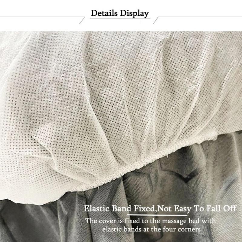 Disposable 20pcs Beauty Salon Bed Sheets Elastic Breathable Non-Woven Bed Covers Spa Salon Bedding Single-Use Sábanas Para Camas