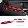 Real Soft Carbon Fiber Sticker For Lexus GS F 2012 2013 2014 2015 2016 2017 2018  LHD RHD Car Co-pilot Center Console Panel