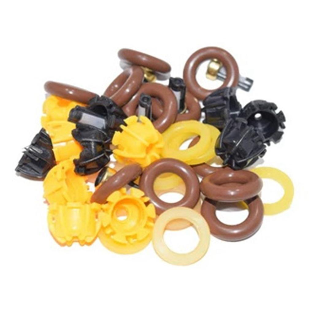 #28G Automotive Parts & Accessories,Fuel Injector Repair Kit for-BMW E30 325I V8 Pintle Valve Injection (Plastic+Rubber)
