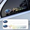Motor Sport Car Sticker Laser Reflective Auto Window Decal For Subaru Impreza Legacy WRX STI BRZ Forester XV Outback Crosstrek Z17
