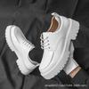 Small Leather Shoes Men's 2025 New Large Size Men's Boots 46 British Style Versatile College Retro White Single Shoes 2135-R