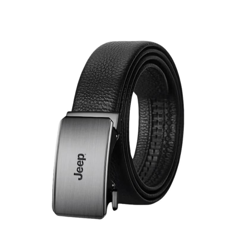 JEEP Men s Top-Grain Leather Automatic Buckle Belt