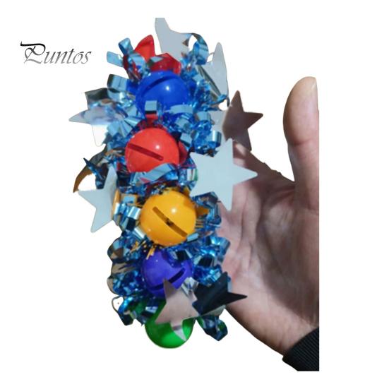 

Різдвяний браслет з дзвоником, мішурний браслет, реквізит для танцювальних виступів, карнавальне партійне приладдя, браслет з дзвоником для групи підтримки E