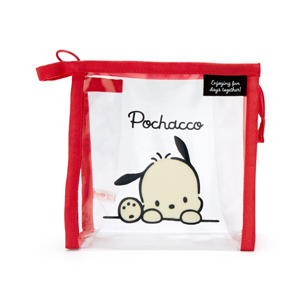 Sanrio Pochacco Drawstring Clear Pouch 340553 (Simple Design)