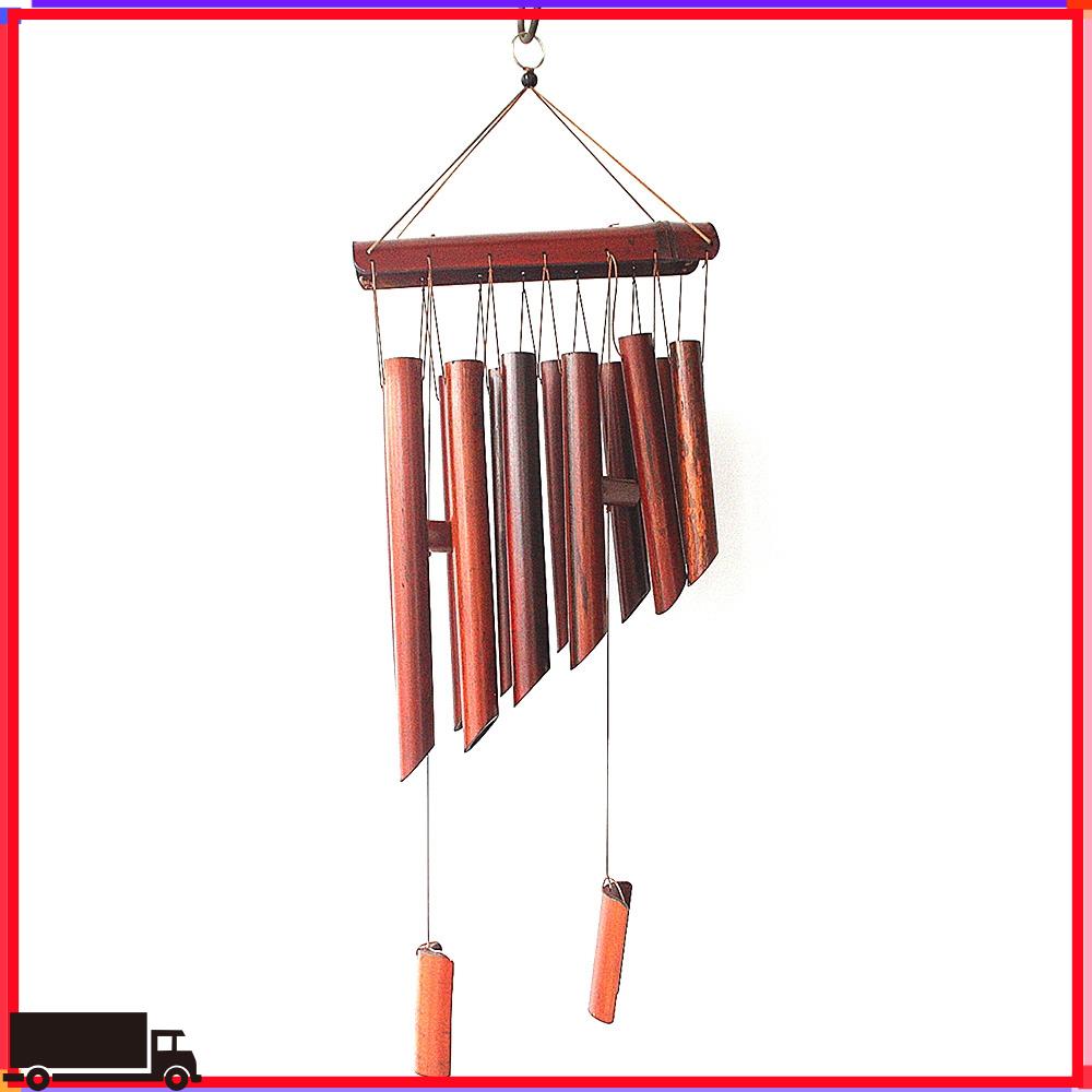 Premium Wooden Wind Bells Creative Living Room Large Bamboo Wind Chimes Ornaments Girls Bedroom Pendant Craft Gift Home Decor
