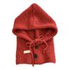 Handcrochet Neck Gaiter Hat for Women Winter Soft Warm Balaclava Hat Shopping Scarf Caps Outdoor Windproof Neckcover Hat