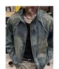 Couples' Retro Patchwork Denim Jacket - Unisex High-End Spring/Autumn Hong Kong Style Coat