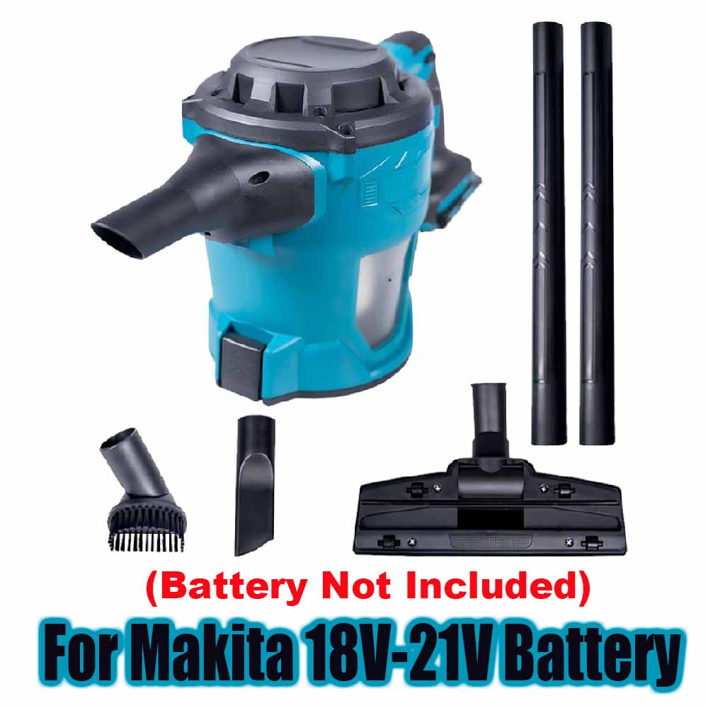 

Для аккумулятора Makita 18В-21В Бесщеточный электрический пылесос Ручной воздуходув Сильное всасывание Для уборки древесной, металлической стружки