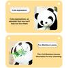Realistic Panda Baby Doll Huggable Lifelike Plush Toy Stress Relief Security-enhancing Calming Effect Panda Toy