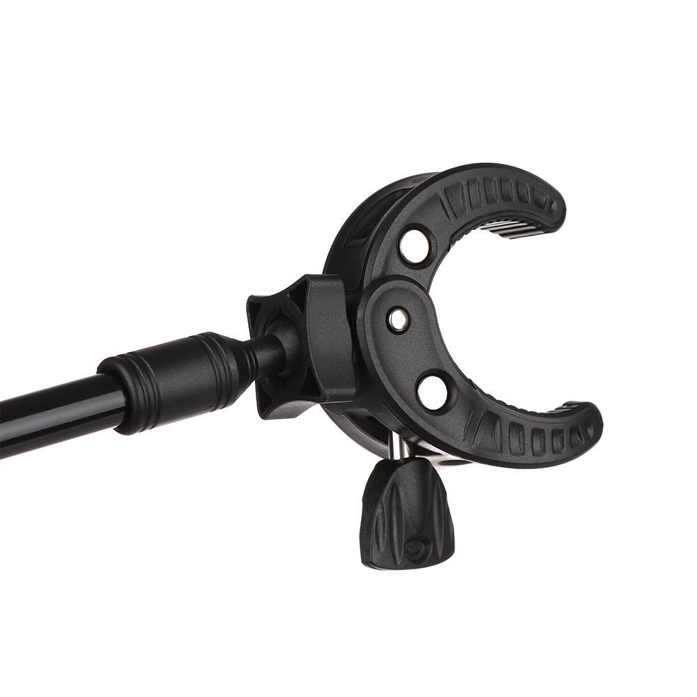 Adjustable Clamp Hair Drye Holder Hands-Free Hair Dryer Bracket Rotatable Pet Grooming Shelf