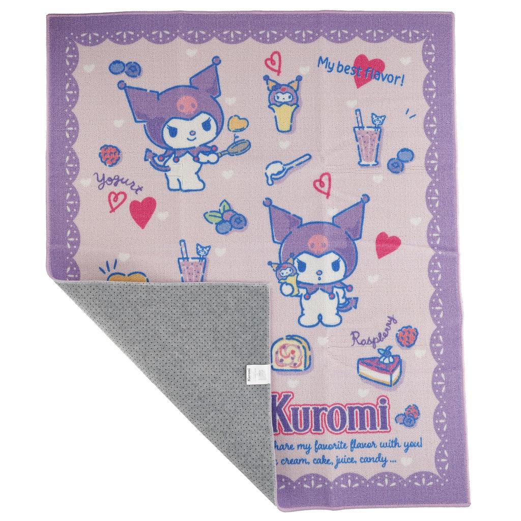 Marushin Γραφείο Sanrio Kuromi Berry Time Χαλάκι Καρέκλας με 0275120500 Χαλάκι, Αντιολισθητική Επιφάνεια,