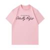 Men's 100% Cotton Crew Neck Short Sleeve T-Shirt, Casual Actually Perfect Cursive Printed Soft Breathable Daily Wear Tees for Men, Relaxed Fit Lightwe