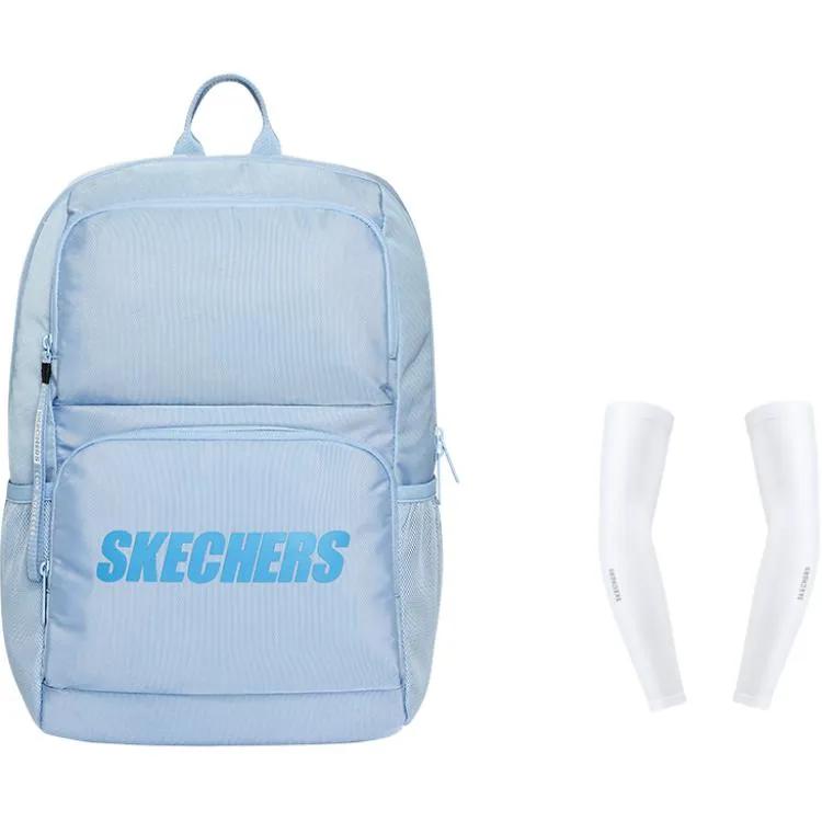 Skechers Polyester Backpack Unisex Light Blue (Unisex) Backpacks L320U196 01CQ