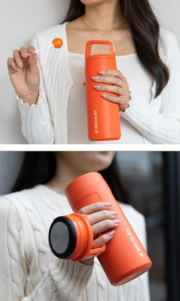 Stanley Aerolite Vacuum Bottle, 0.47L (470ml), Insulated, Lightweight, Perfect for Hiking, Outdoor Activities, Trails, Sports, Camping, Travel, and