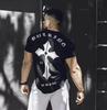 Men's Gym Muscle Bodybuilding Cotton Sport Fit Fitness Casual T-shirt Tee Tops Sport Short Sleeve Shirt Unisex Men Women Summer