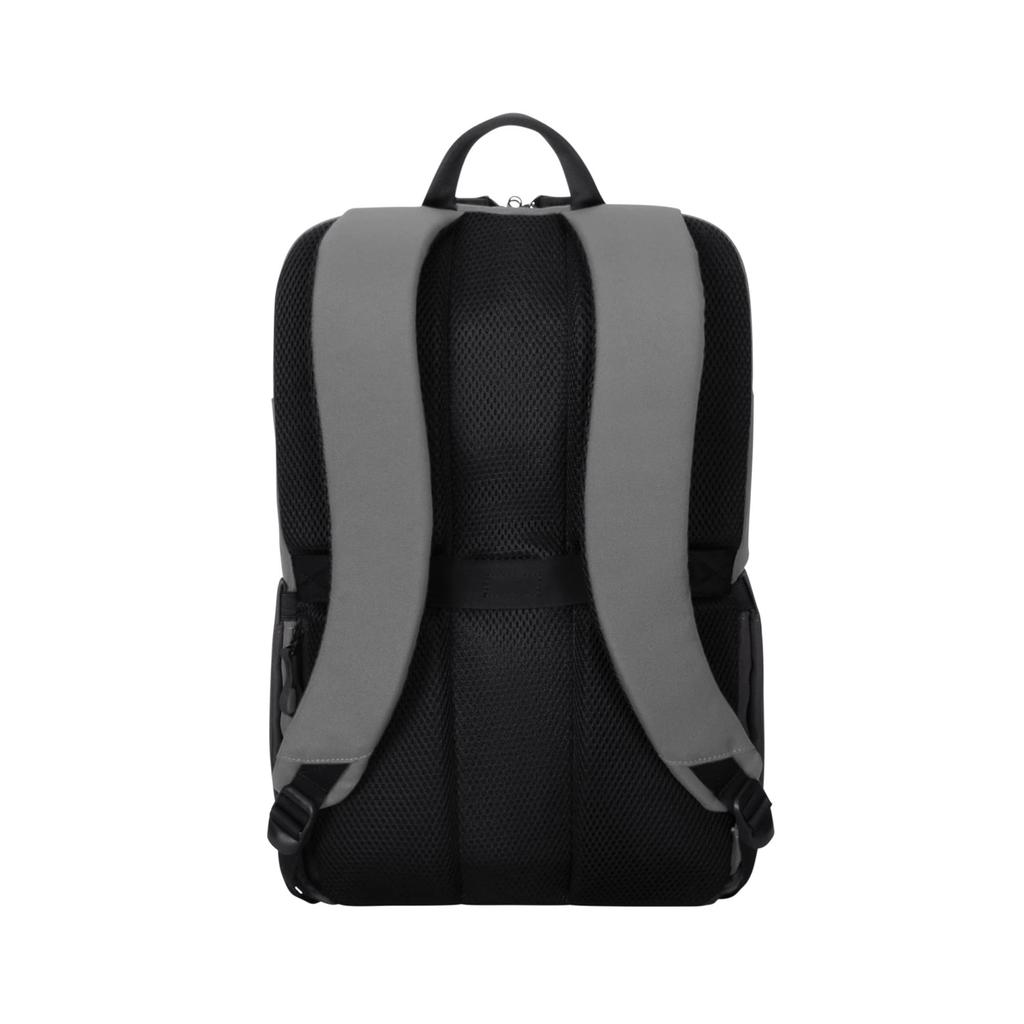 Targus Sagano EcoSmart Travel Backpack TBB634GL (Gray) - 22L Capacity, Lightweight, Fits 15-inch Laptops, and Carries on Carrying, Perfect for Men