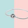 2026 New Style 925 Silver Crown Heart Snake Bone Chain, High-Quality Basic Beaded Bracelet for Women DIY Jewelry Making