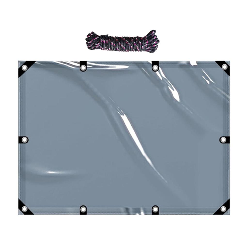 Forklift Cover Rain Canopy Easy to Install PVC Heavy Duty Colored Transparent Rainproof